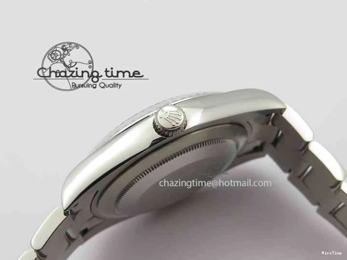 MiroTime 0131 DateJust II 41mm SS BP Maker Best Edition White Dial On SS Bracelet SA Snug 3733